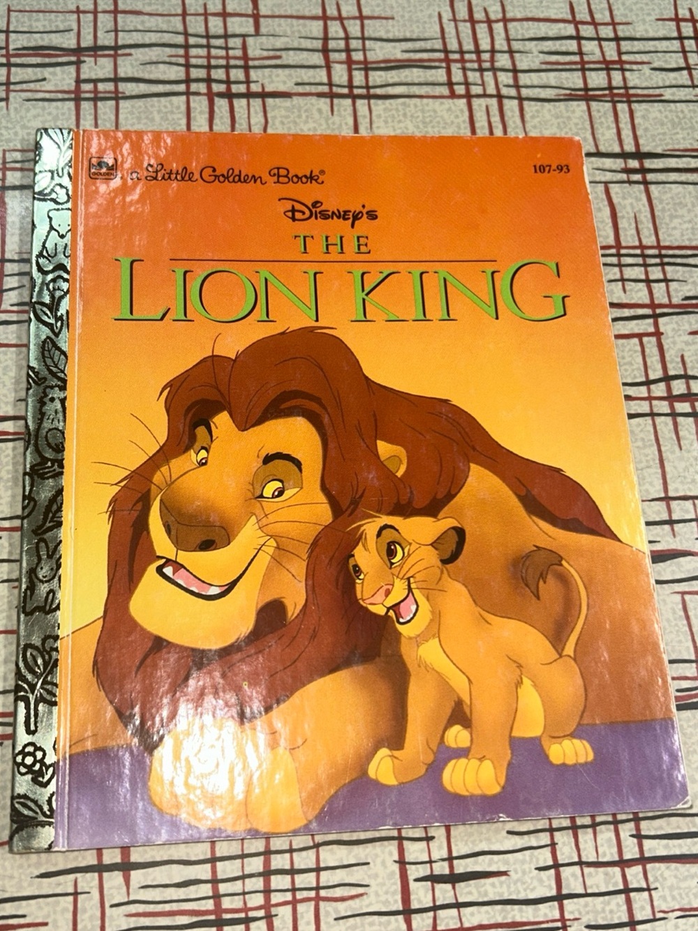 A Little Golden Book, Disney’s The Lion King, 107-93, 1994, Hardcover